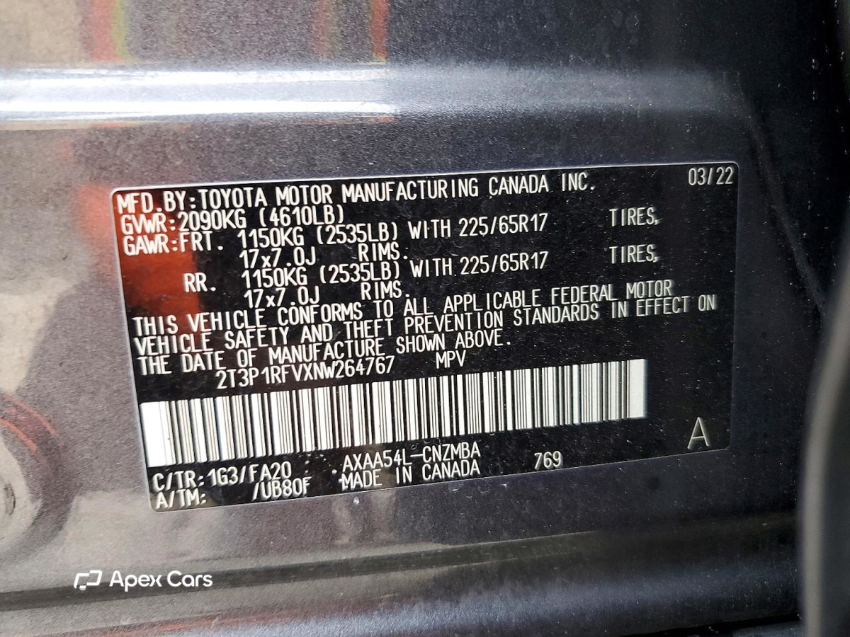 Toyota RAV 4 2022