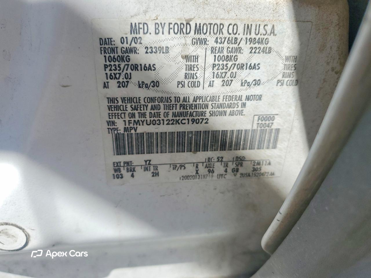 Ford Escape 2002