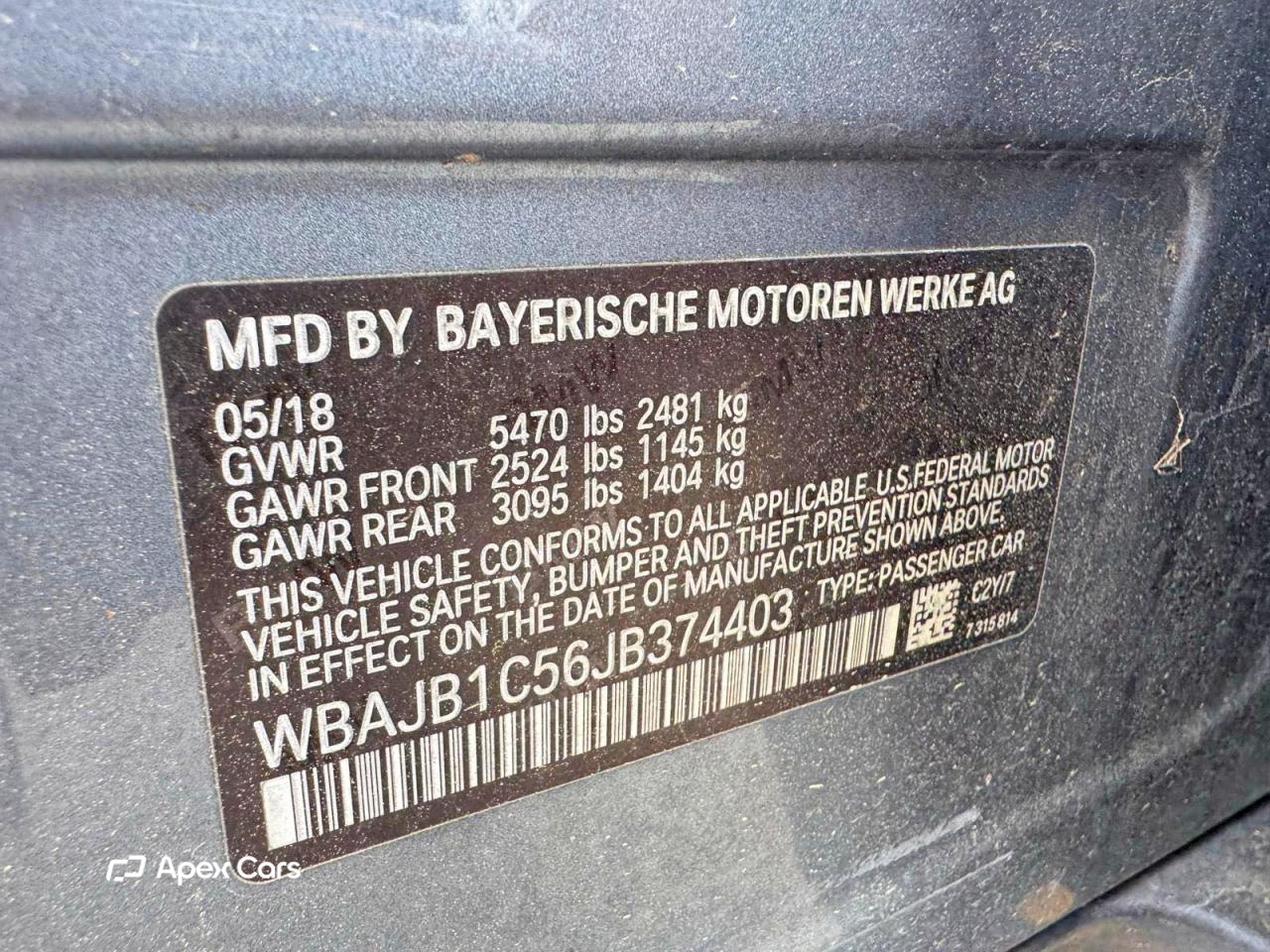 BMW Series 5 2018