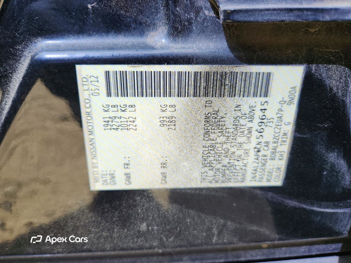 Nissan Altima 2012