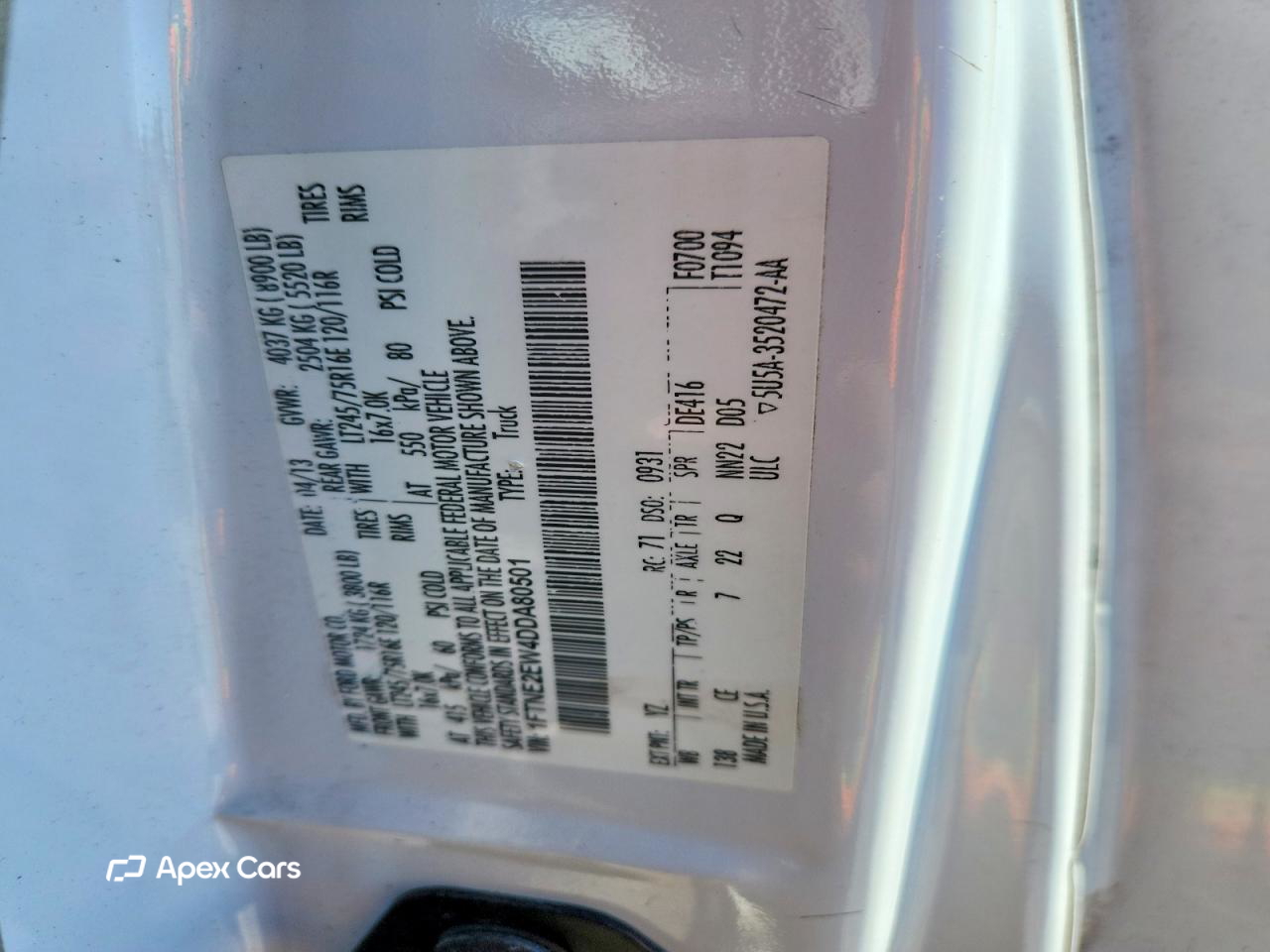 Ford Econoline 2013