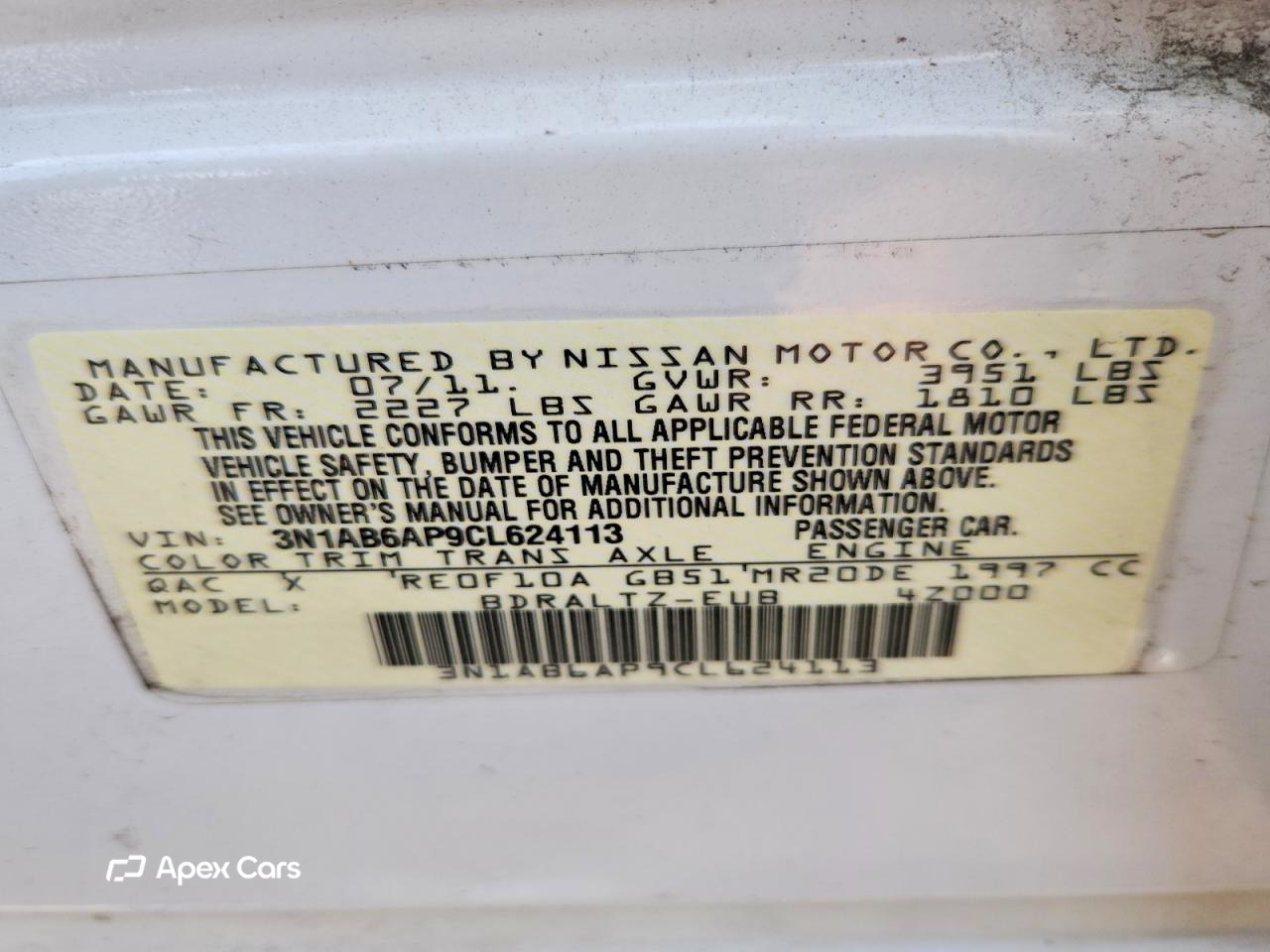Nissan Sentra 2012