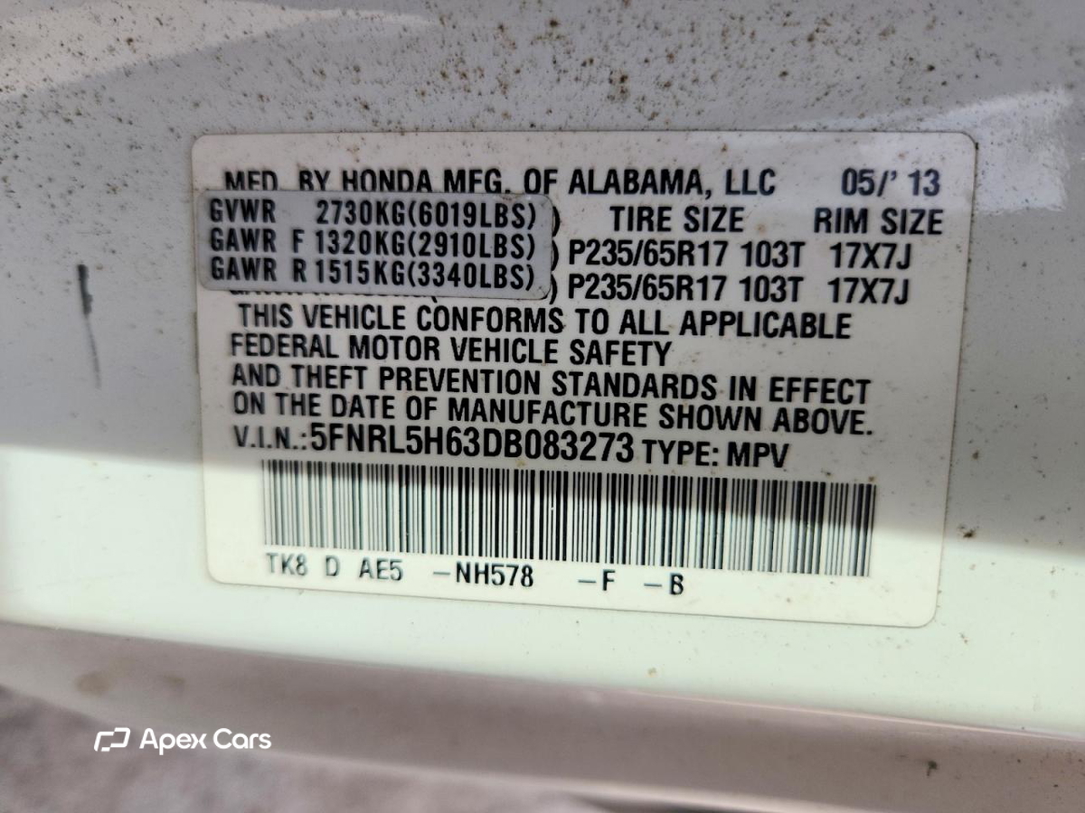 Honda Odyssey 2013