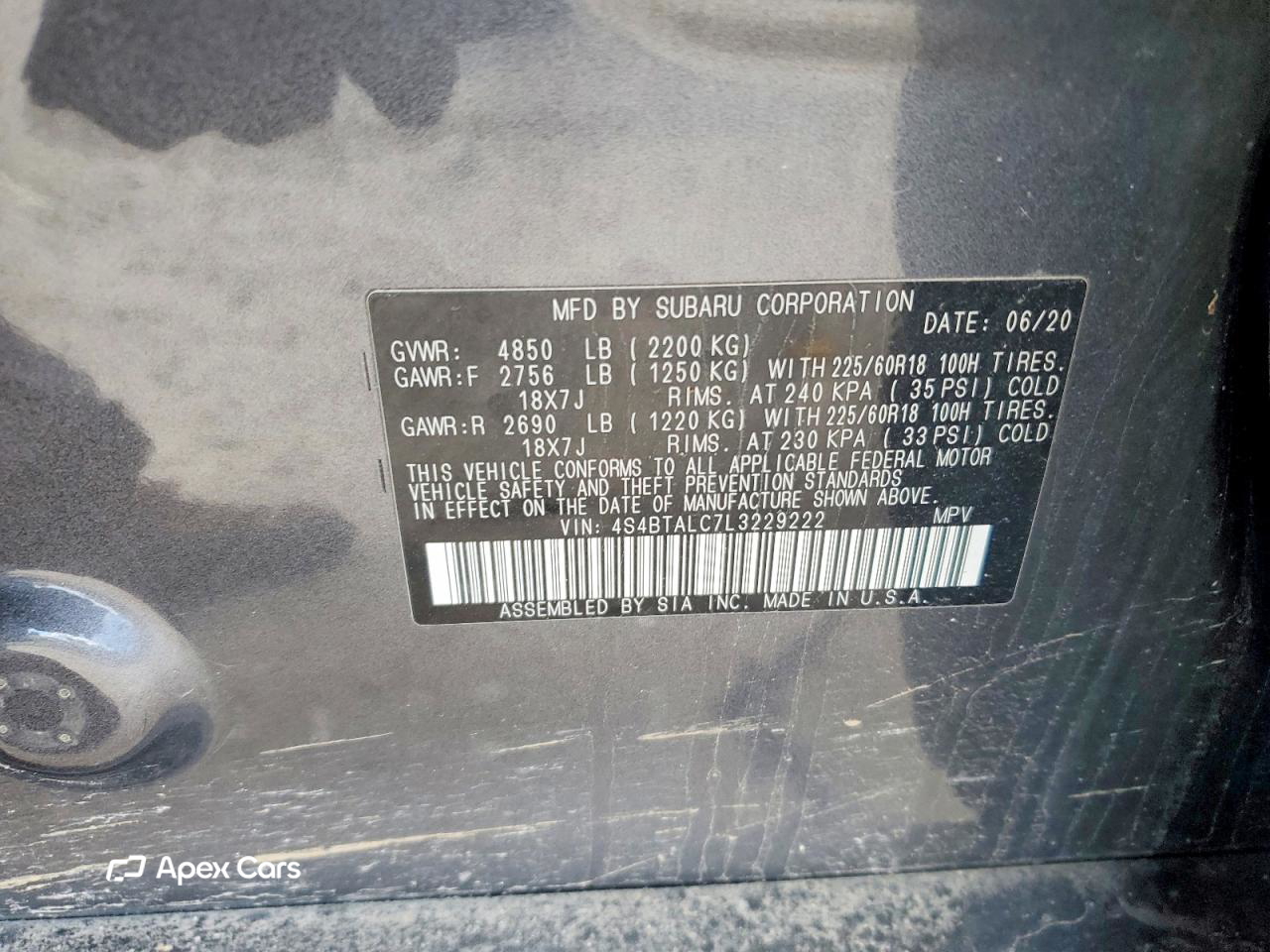 Subaru Outback 2020