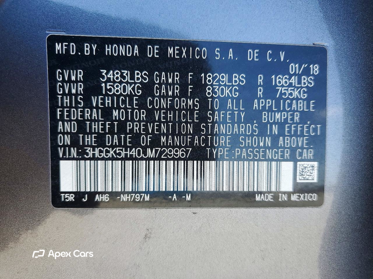 Honda Fit 2018