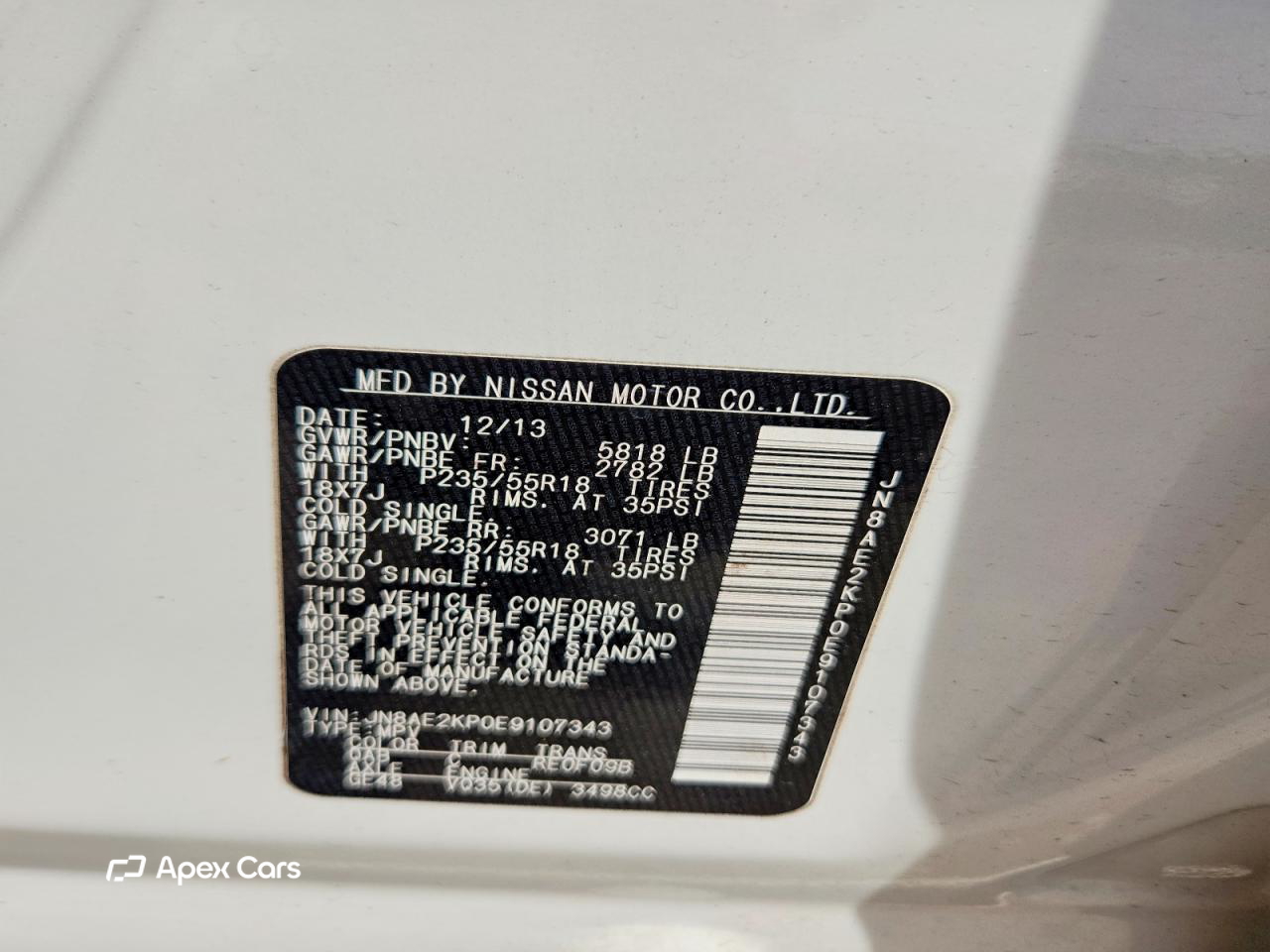 Nissan Quest 2014