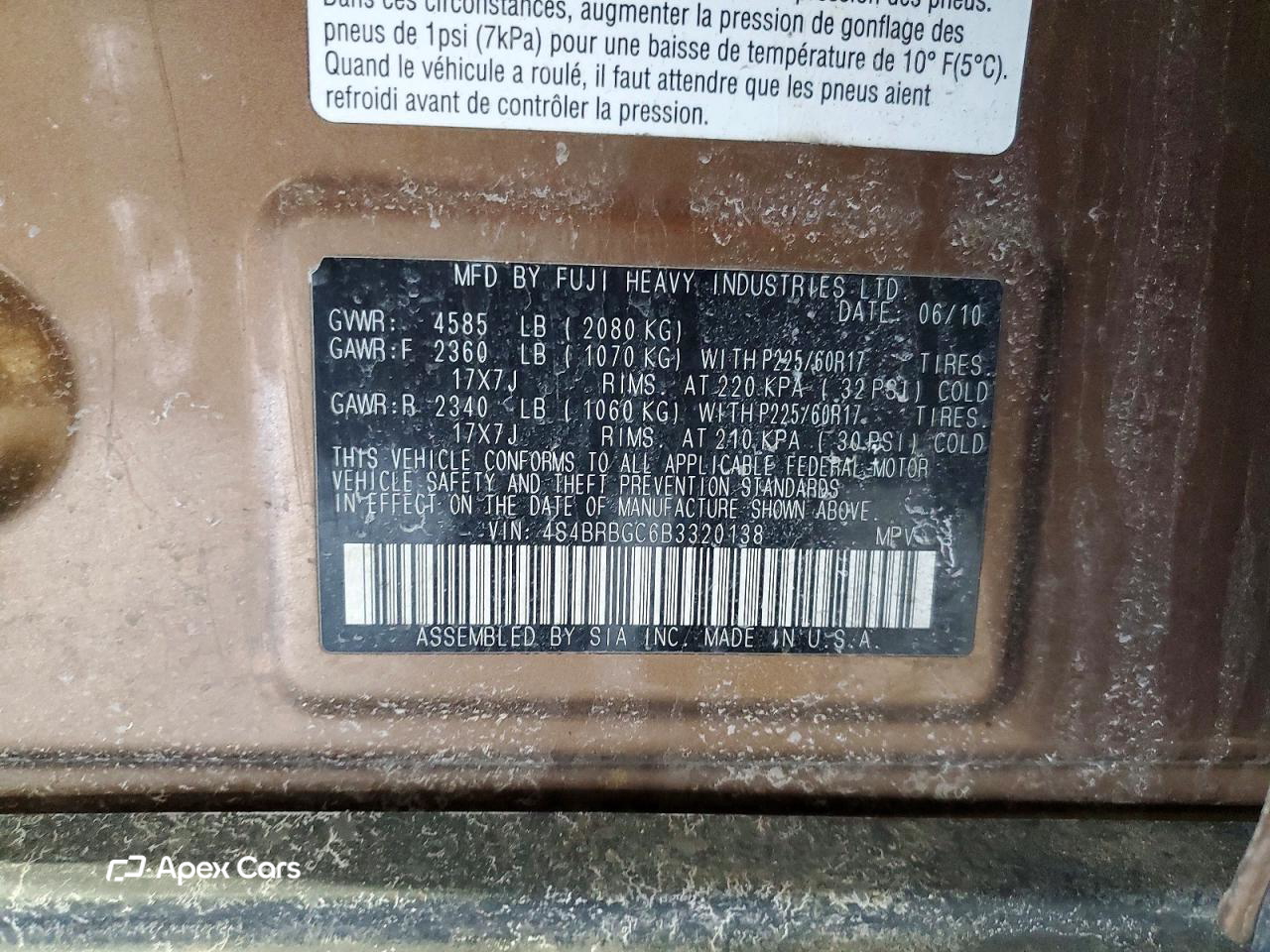 Subaru Outback 2011