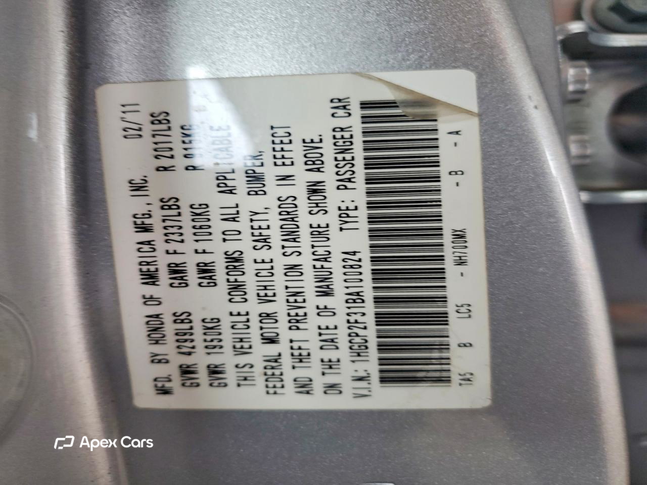 Honda Accord 2011