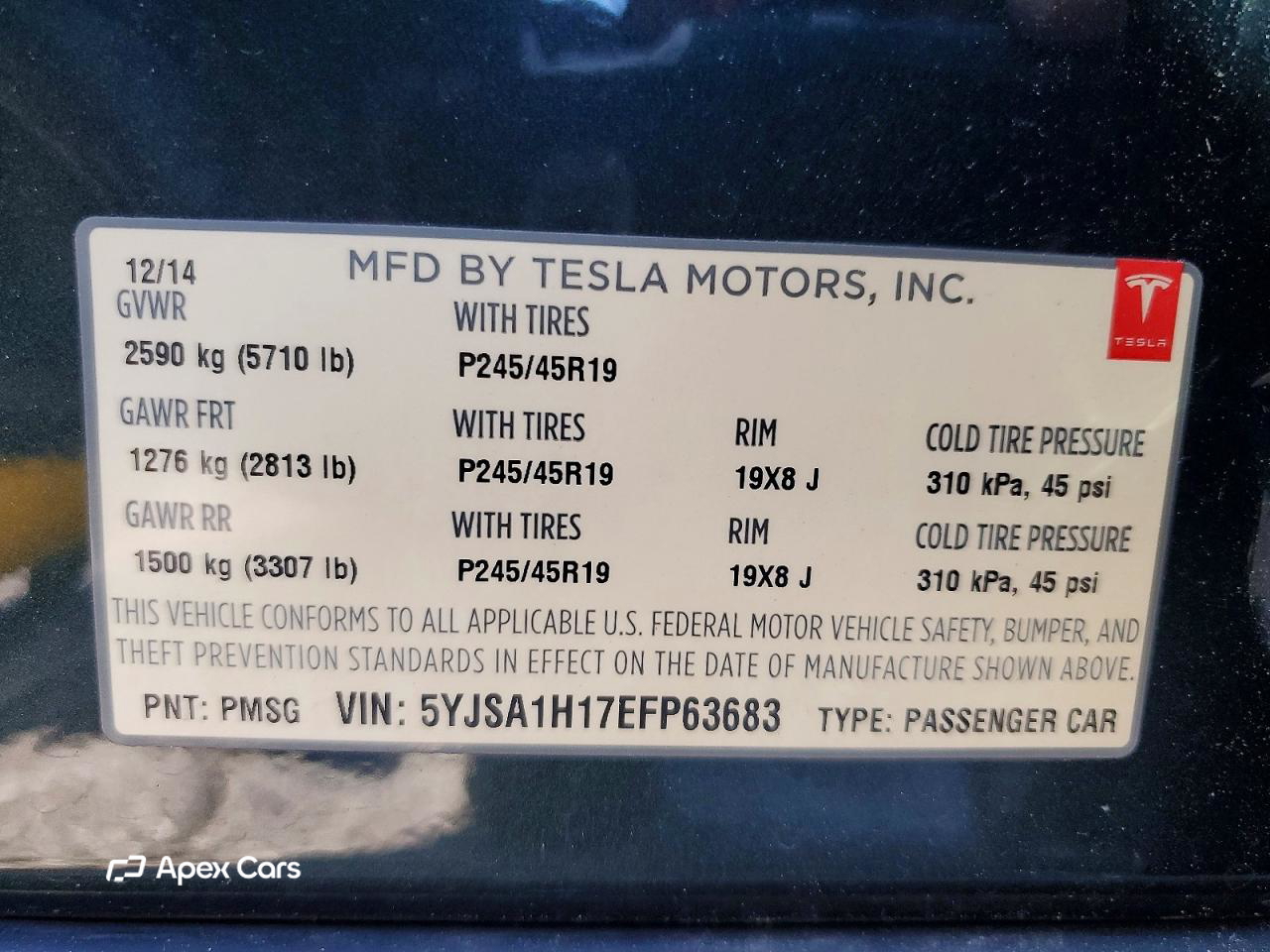Tesla Model S 2014