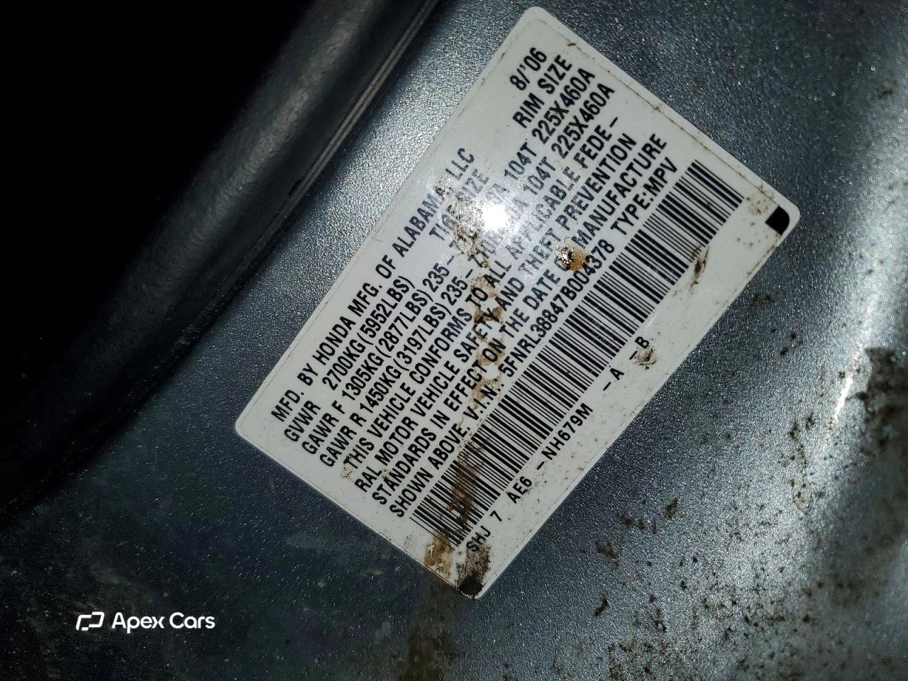 Honda Odyssey 2007
