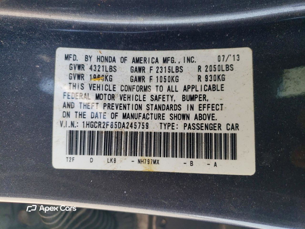 Honda Accord 2013