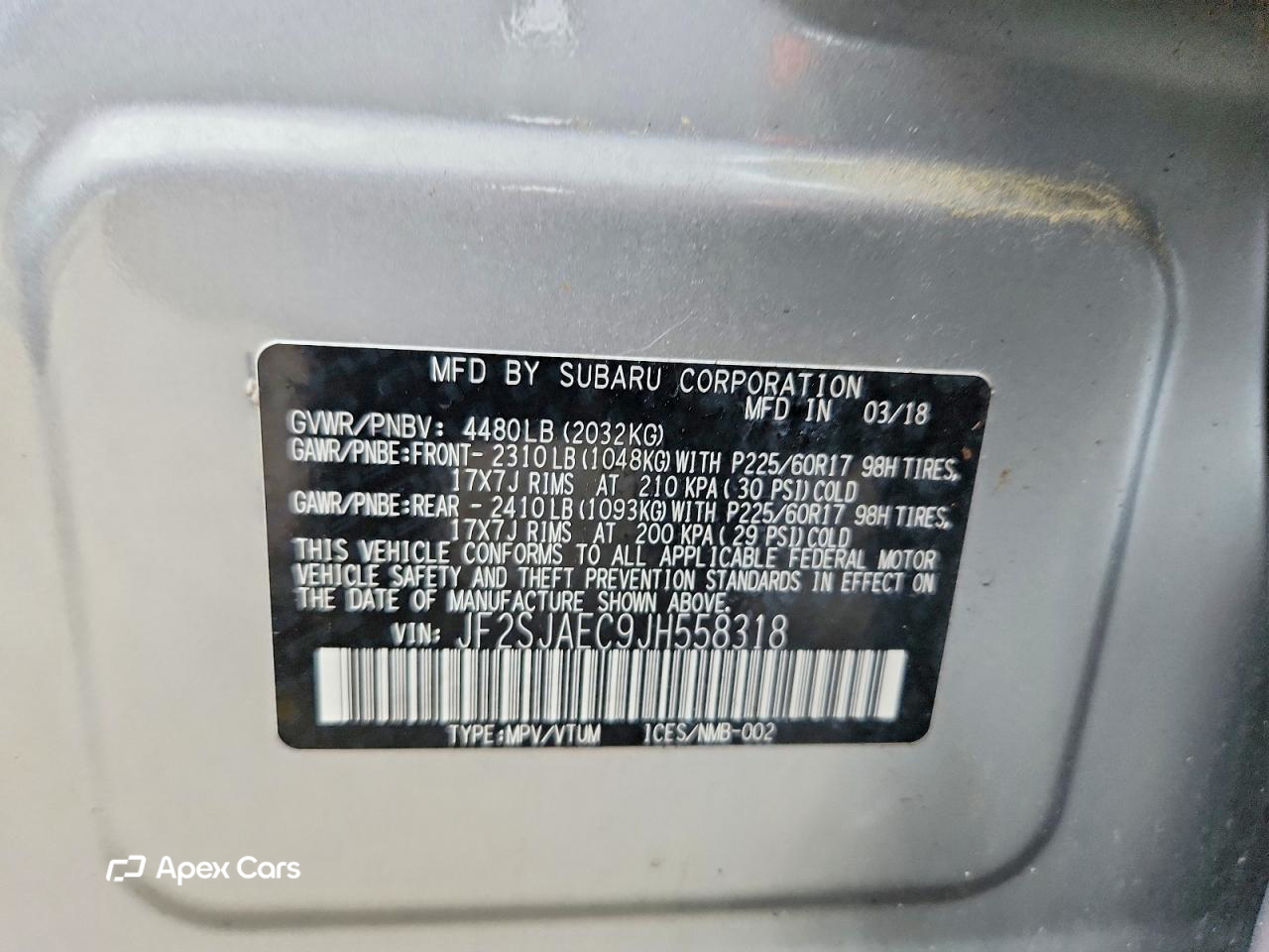 Subaru Forester 2018