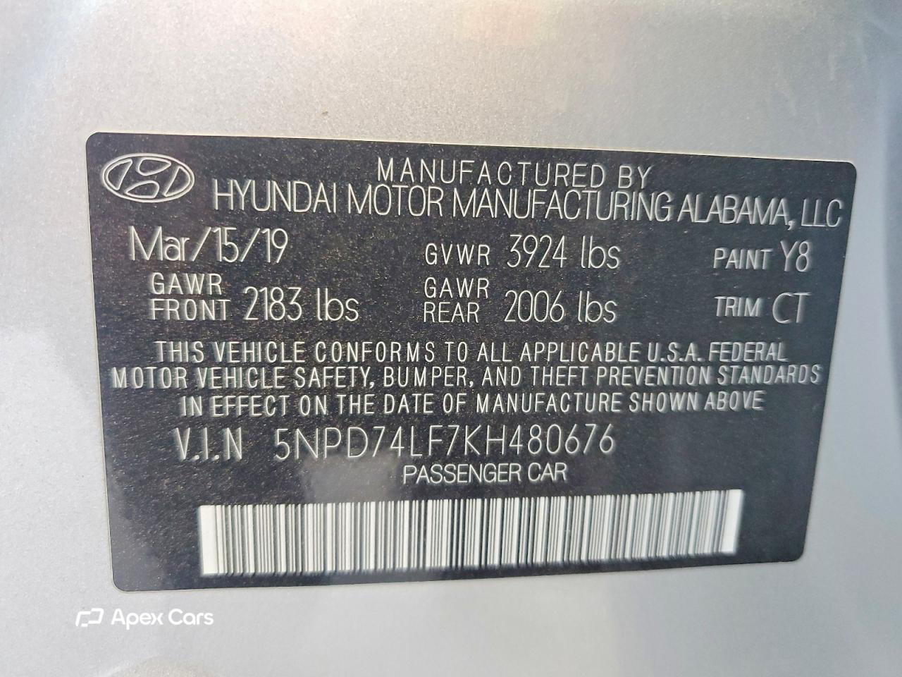 Hyundai Elantra 2019