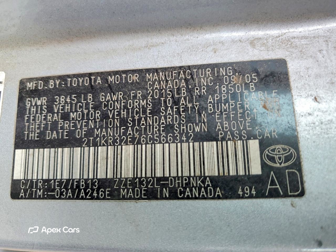 Toyota Corolla 2006