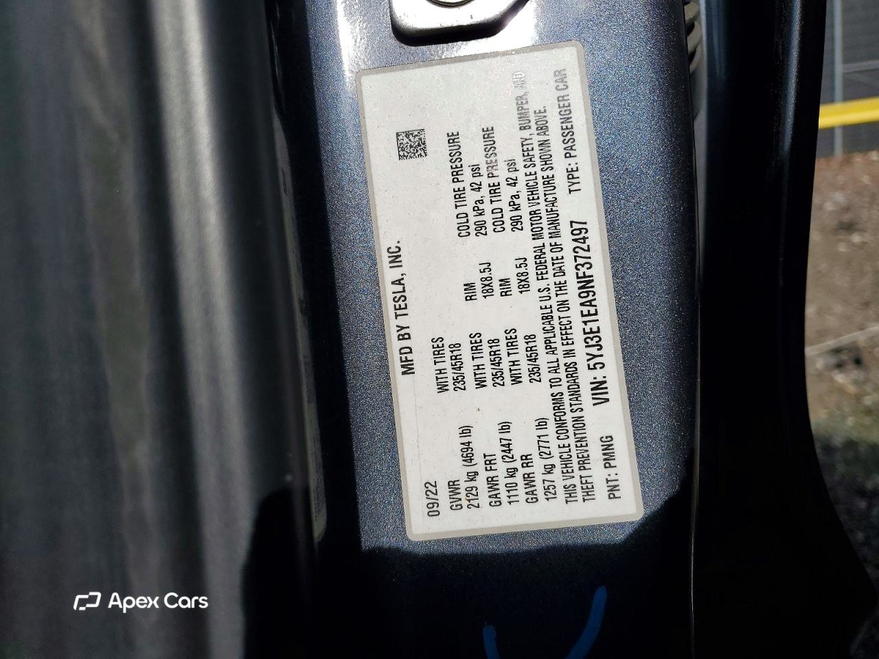 Tesla Model 3 2022