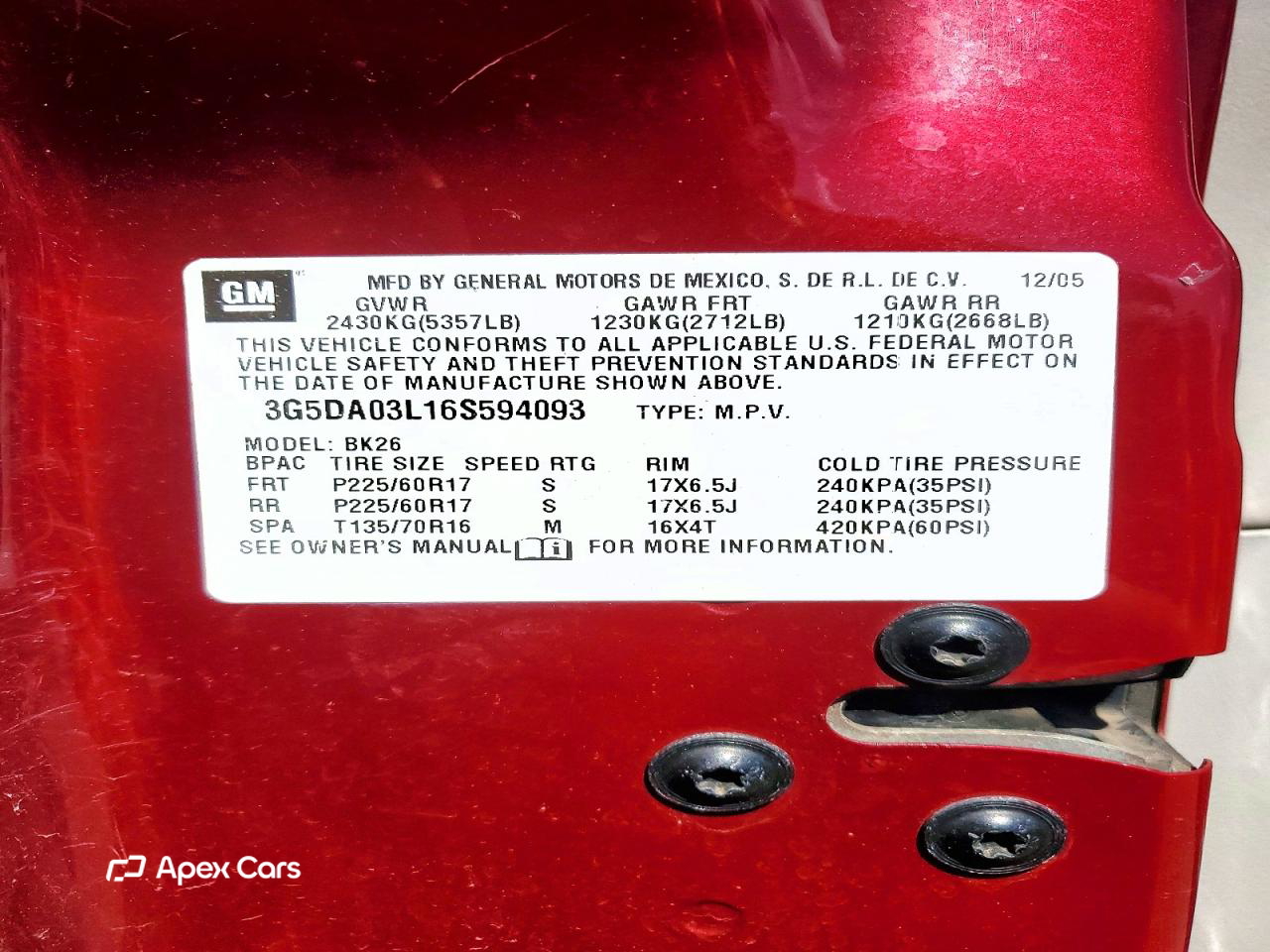 Buick Rendezvous 2006