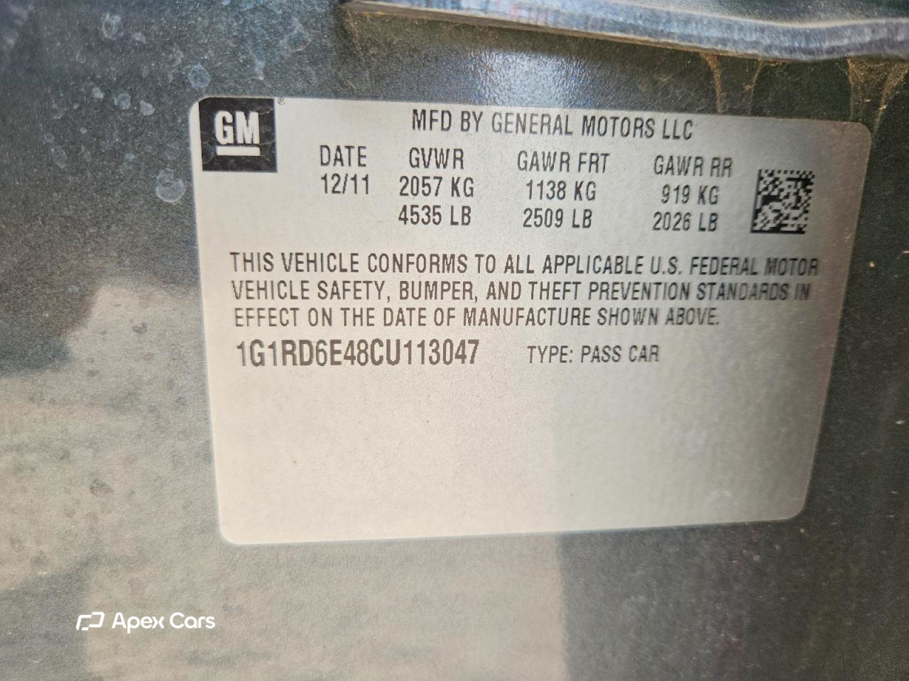 Chevrolet Volt 2012