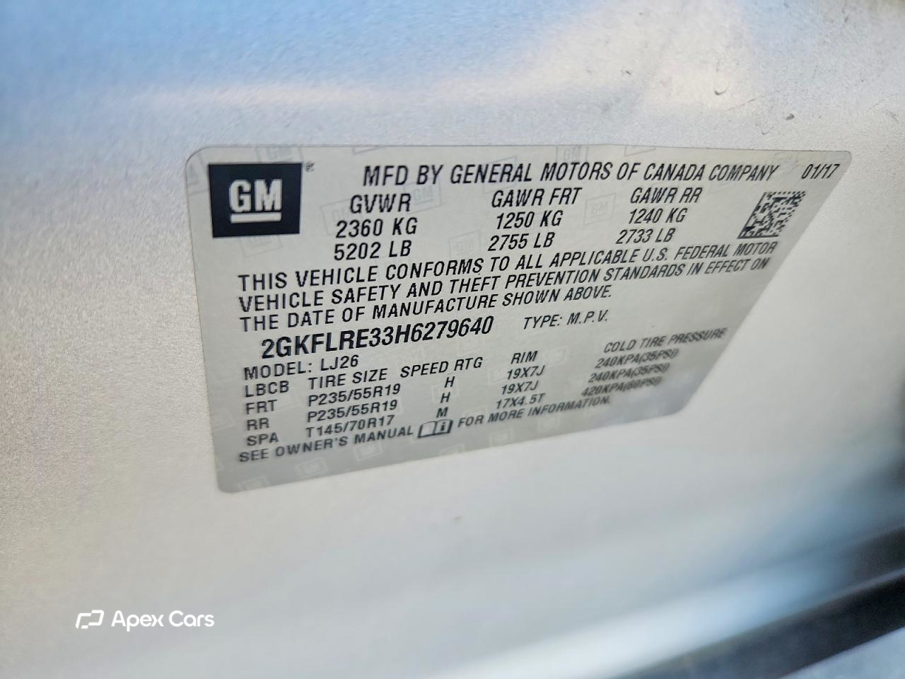 GMC Terrain 2017