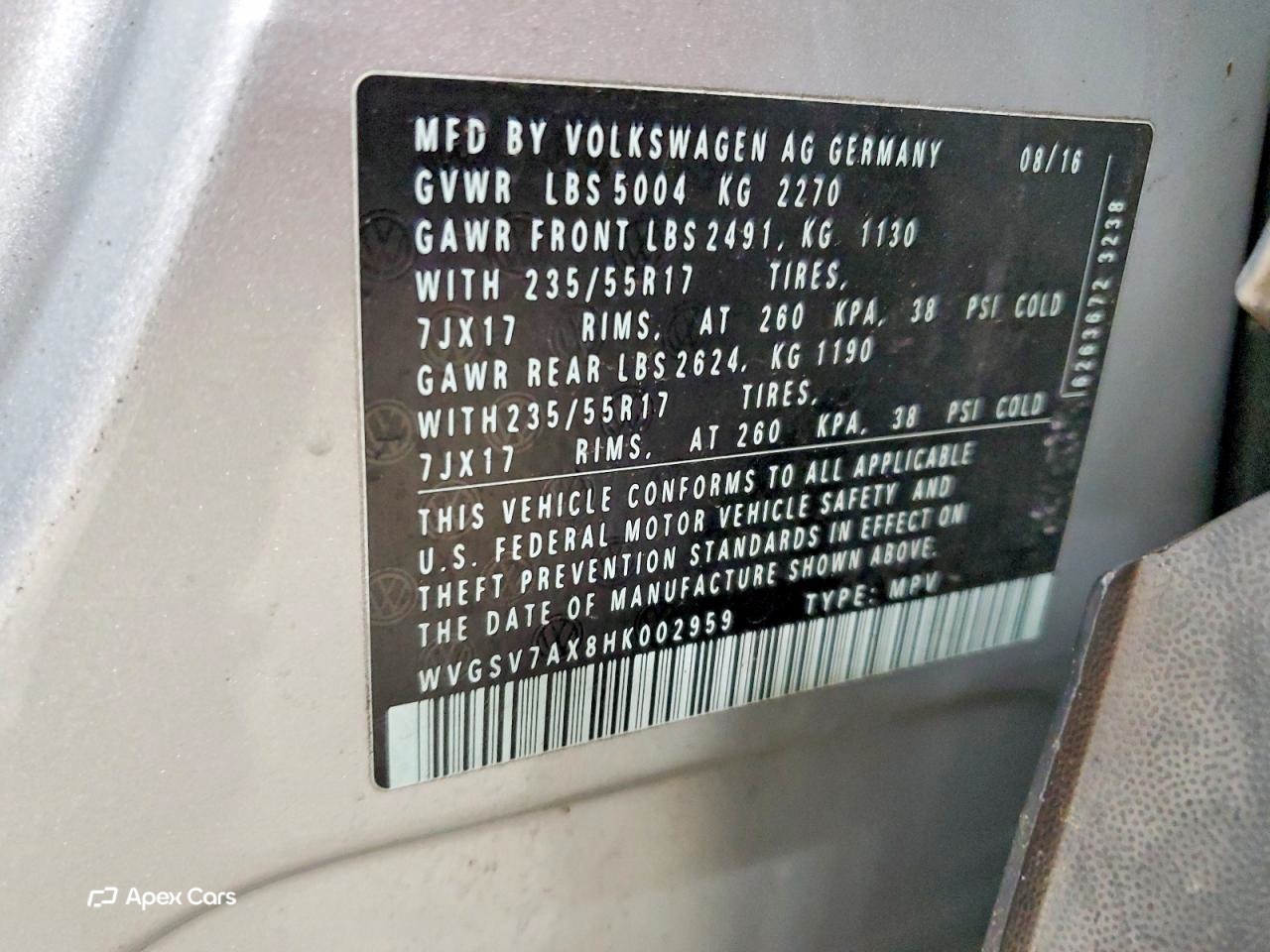 Volkswagen Tiguan 2017