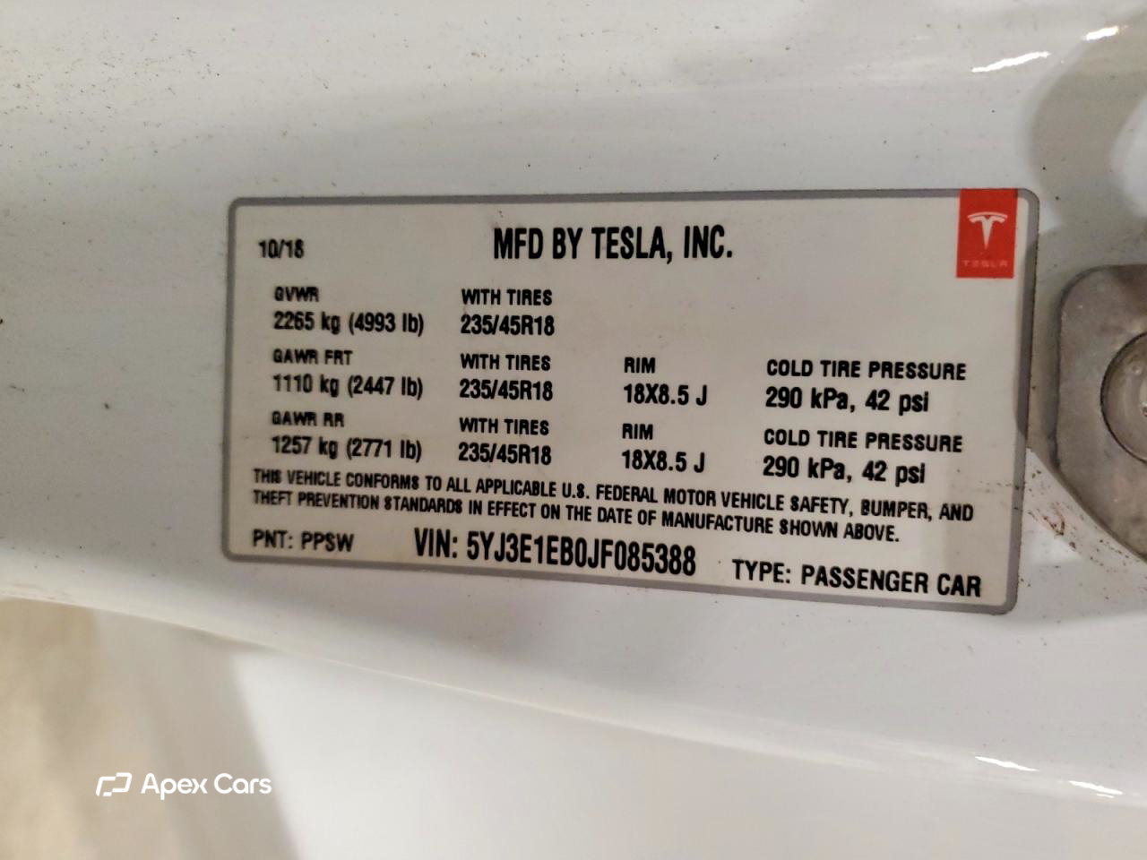 Tesla Model 3 2018