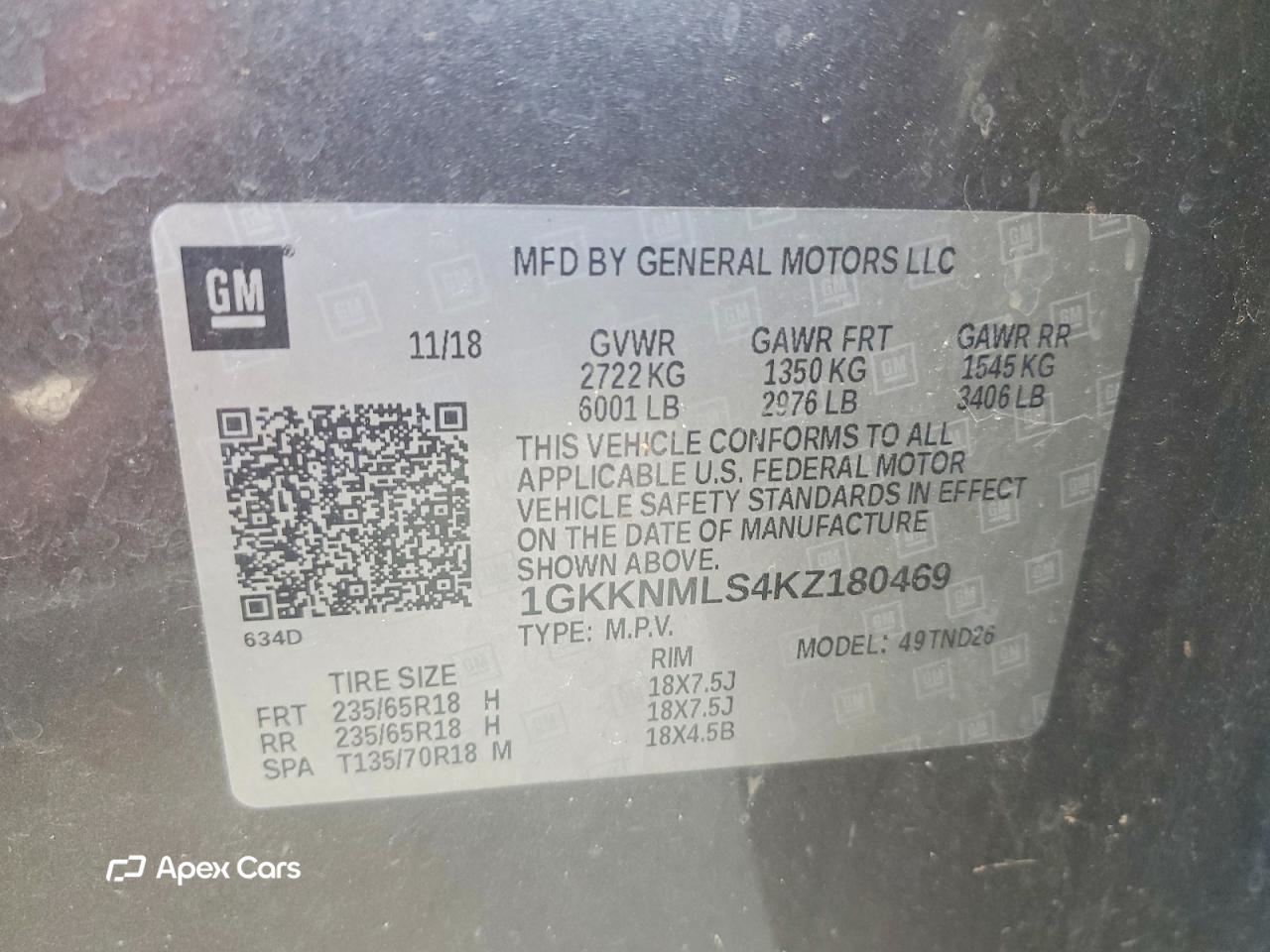 GMC Acadia 2019