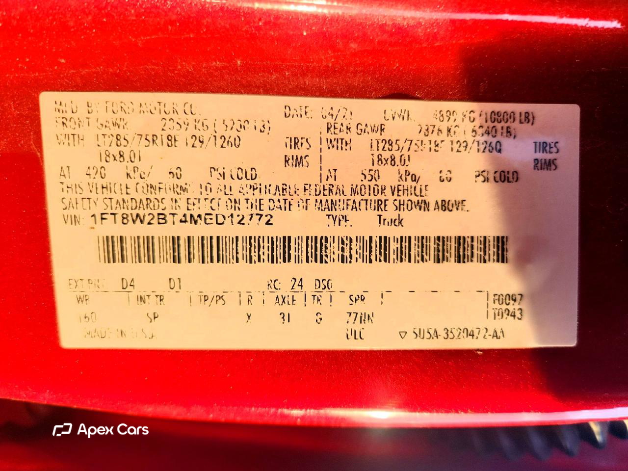 Ford F250 2021
