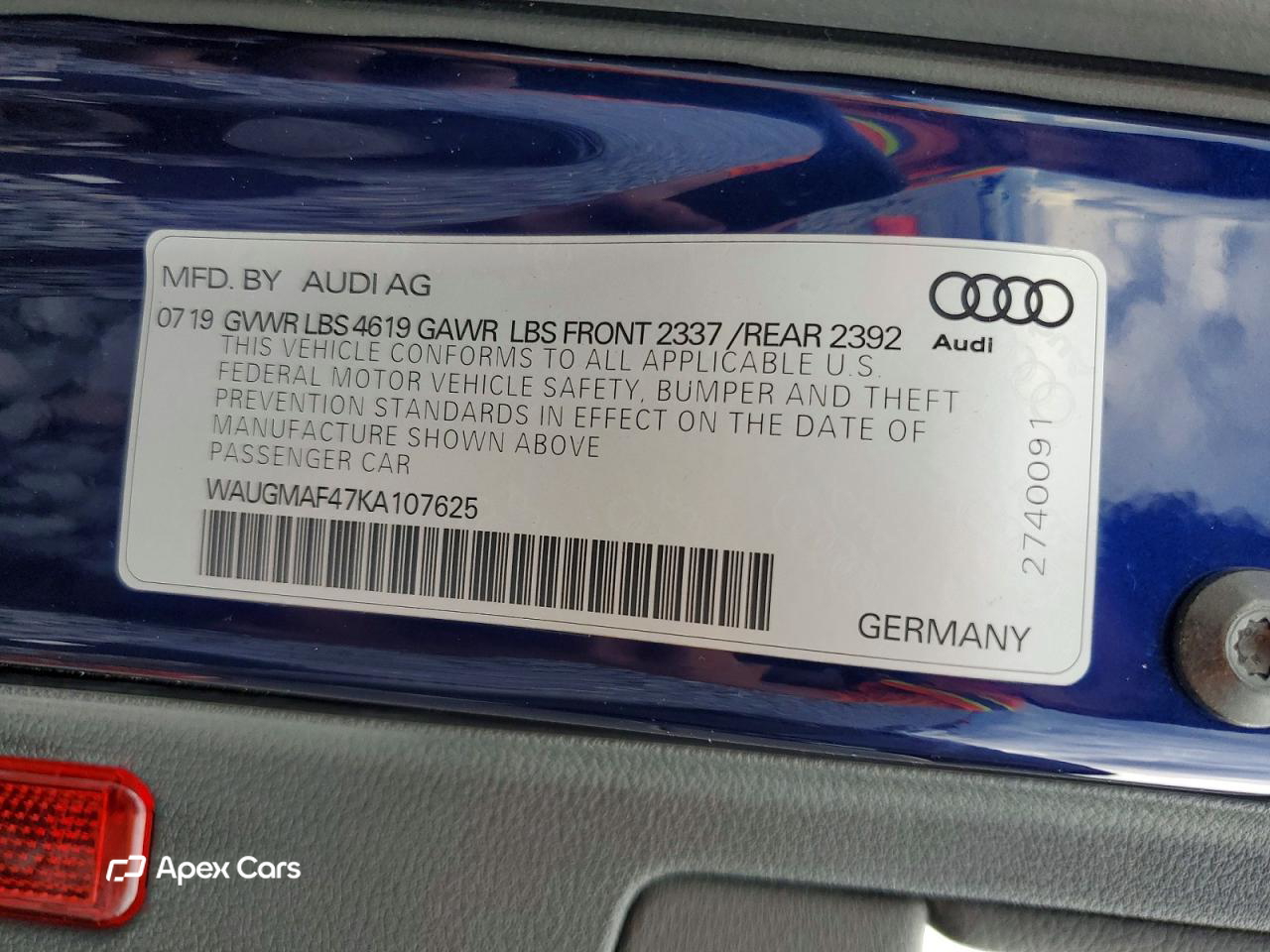 Audi A4 2019