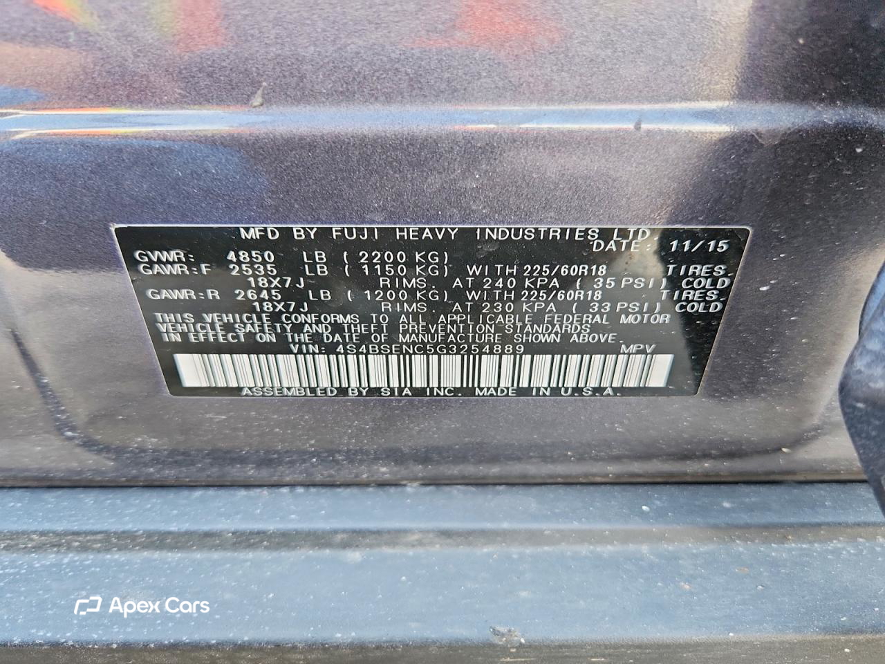 Subaru Outback 2016