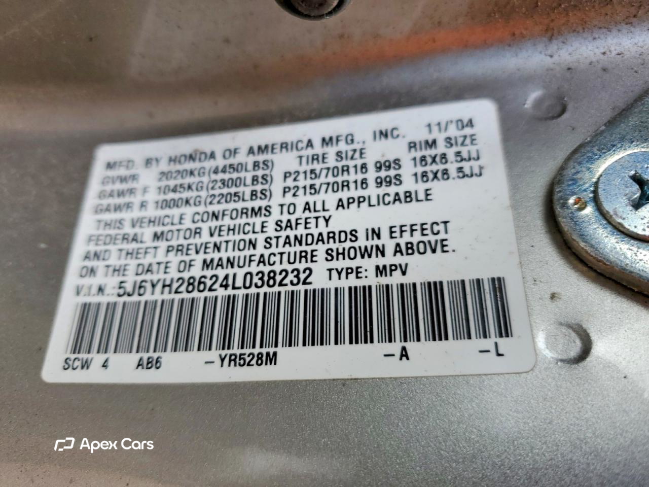 Honda Element 2004