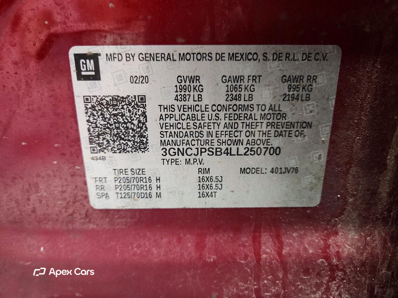 Chevrolet Trax 2020