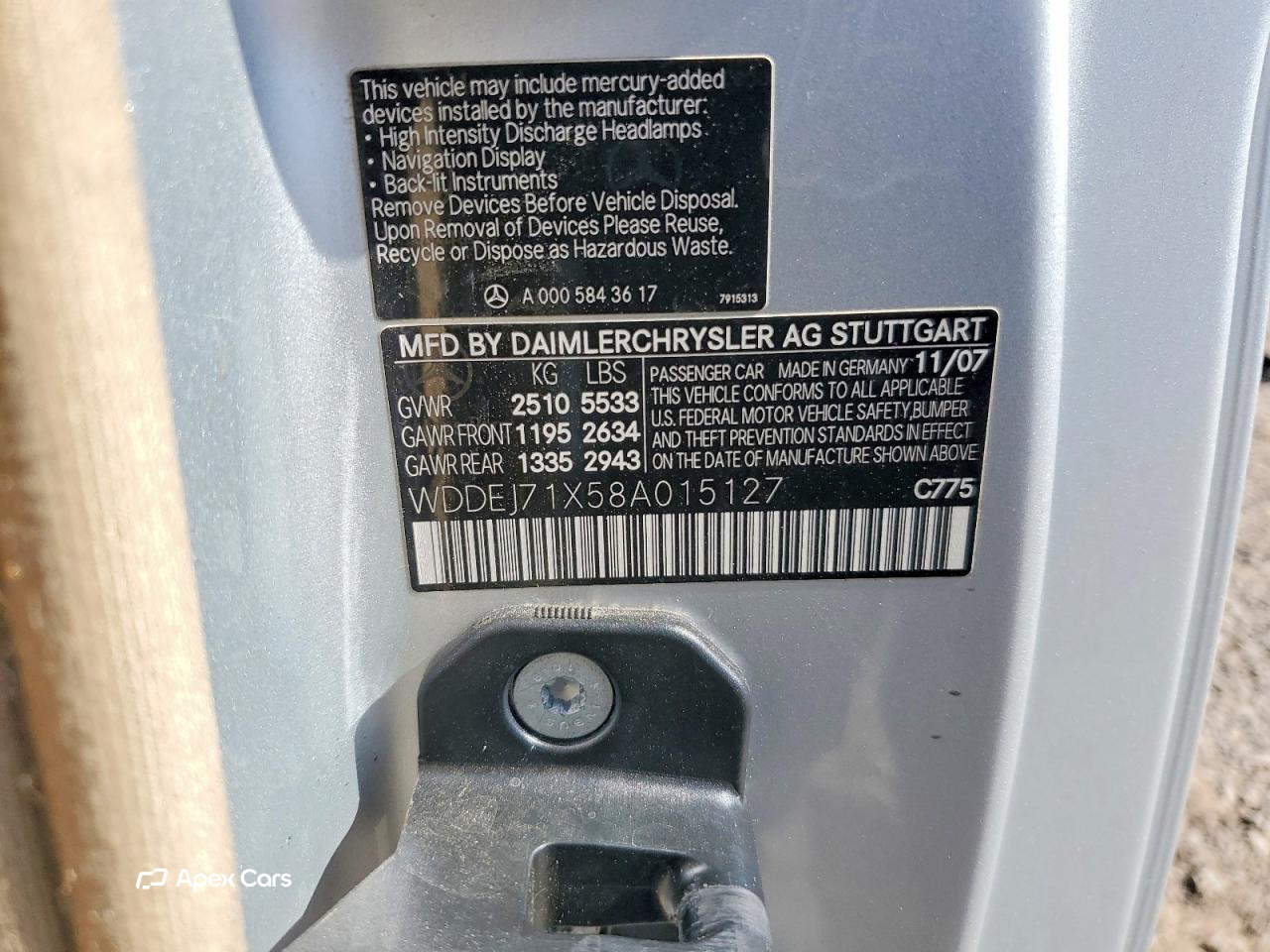 Mercedes-Benz CL-klasse 2008