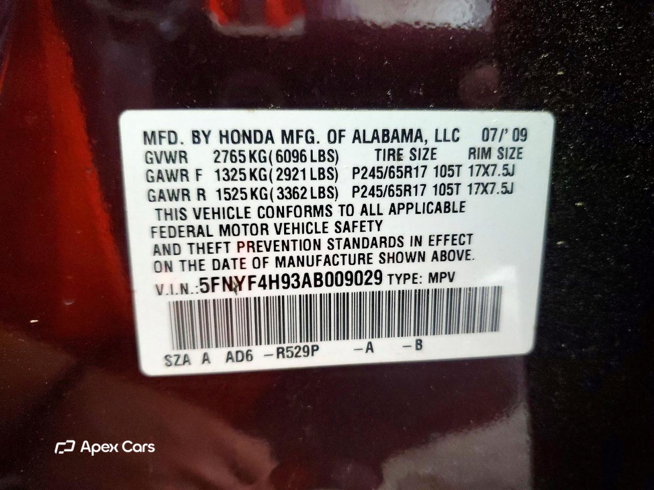Honda Pilot 2010