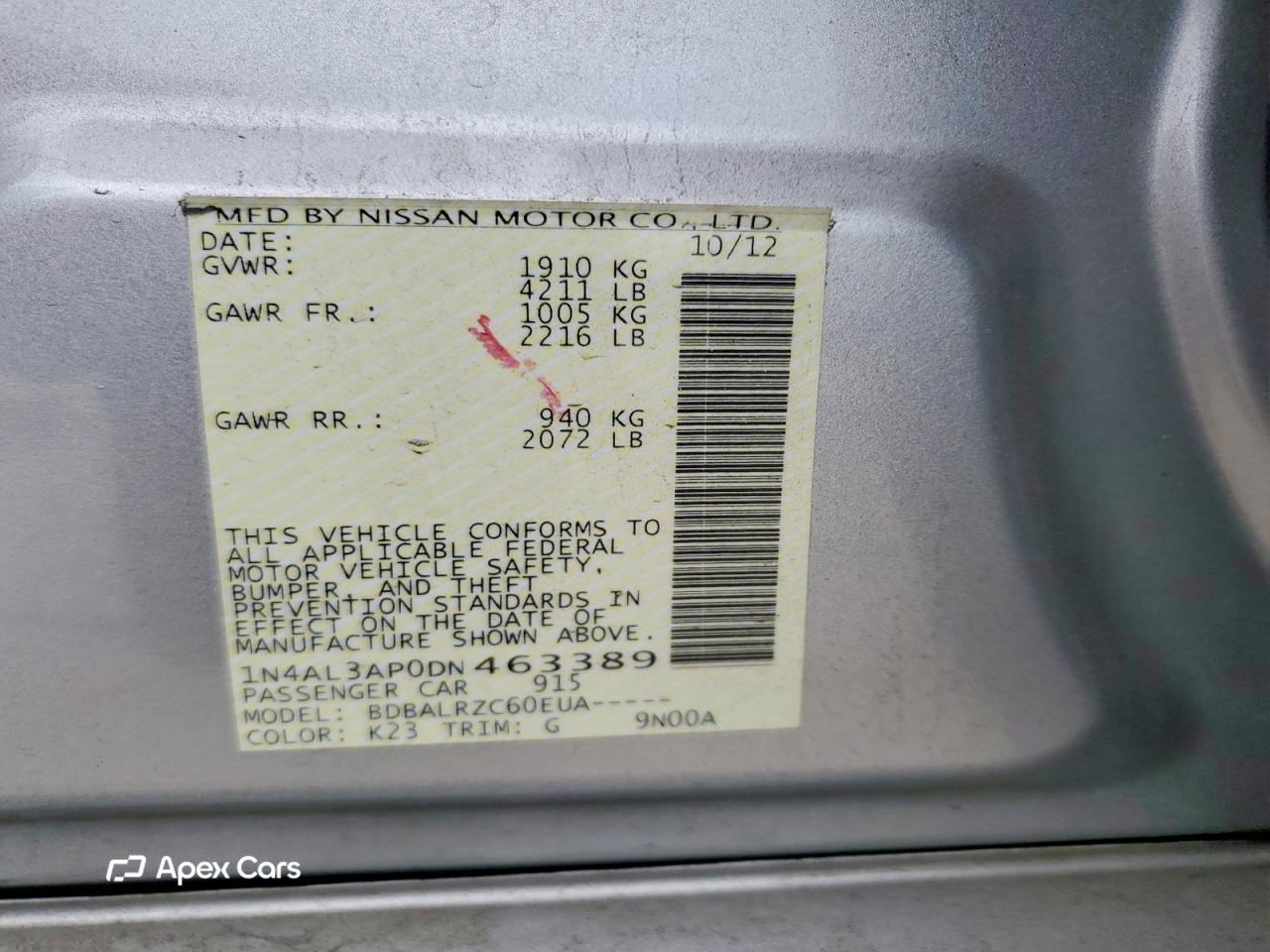 Nissan Altima 2013