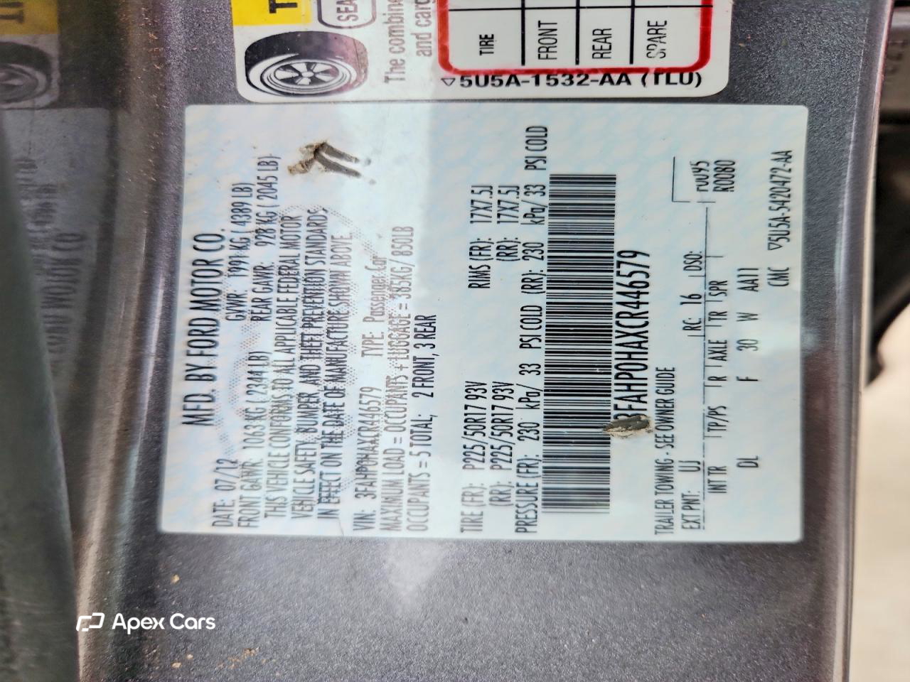 Ford Fusion 2012