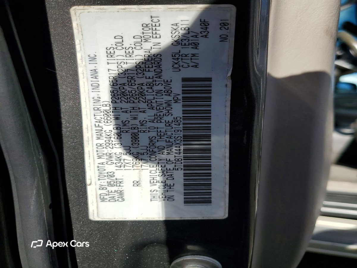 Toyota Sequoia 2003