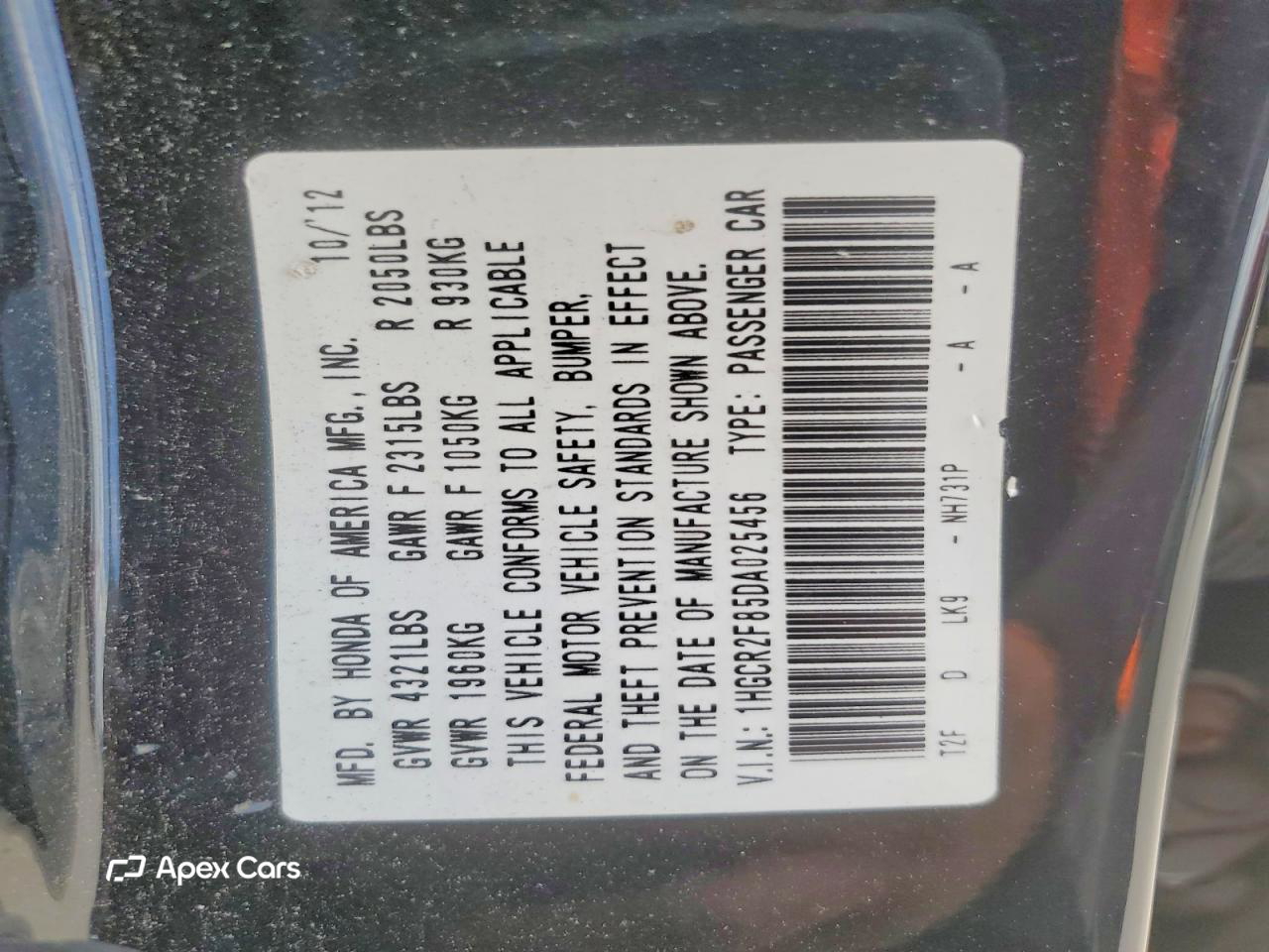 Honda Accord 2013