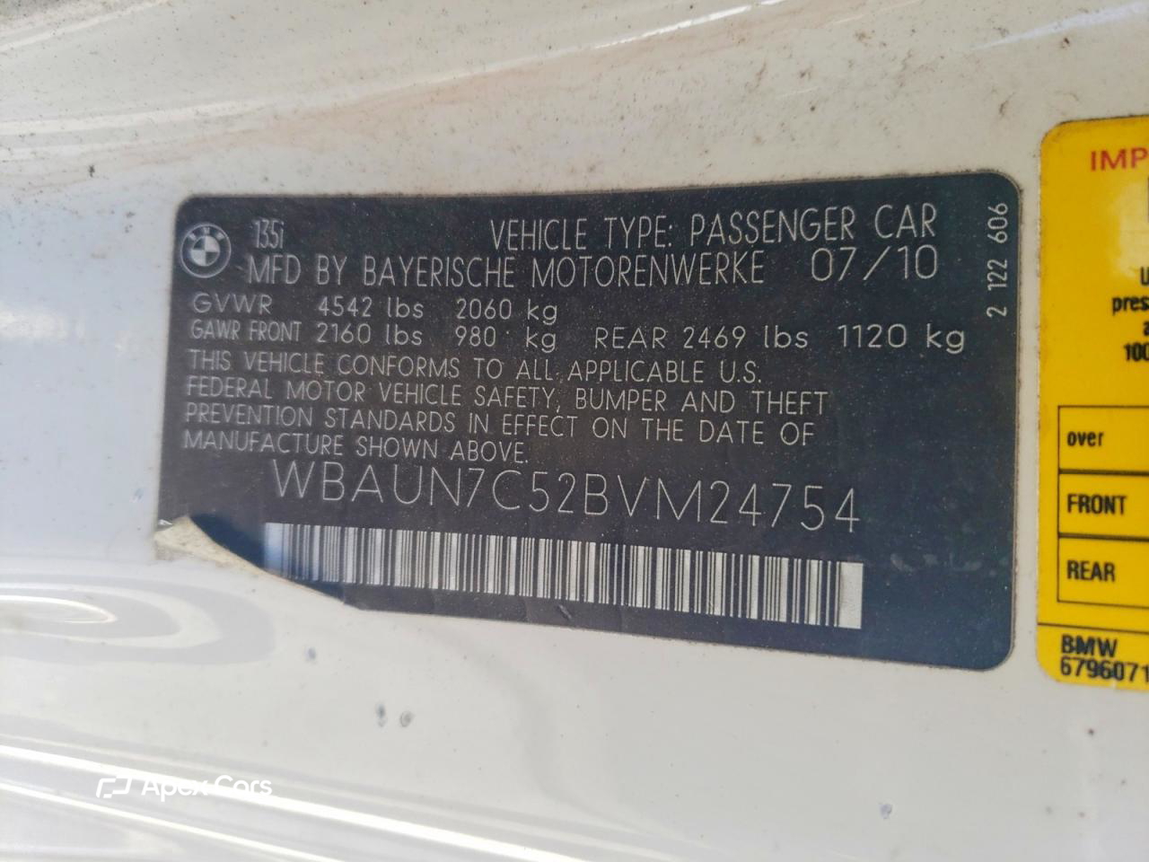 BMW Series 1 2011