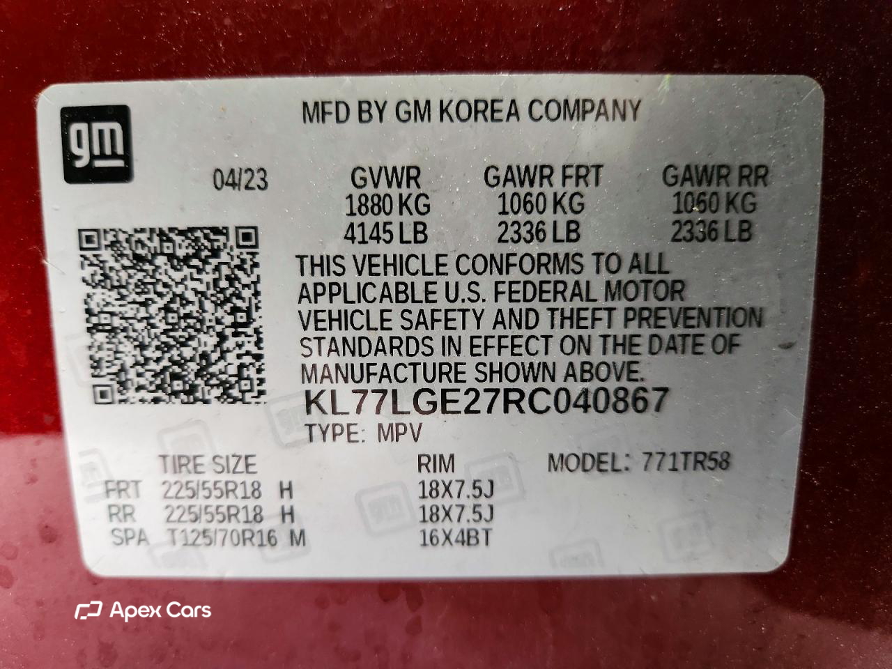 Chevrolet Trax 2024