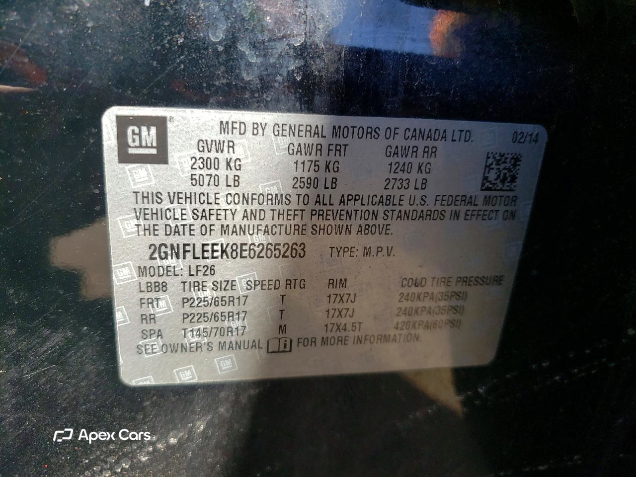 Chevrolet Equinox 2014