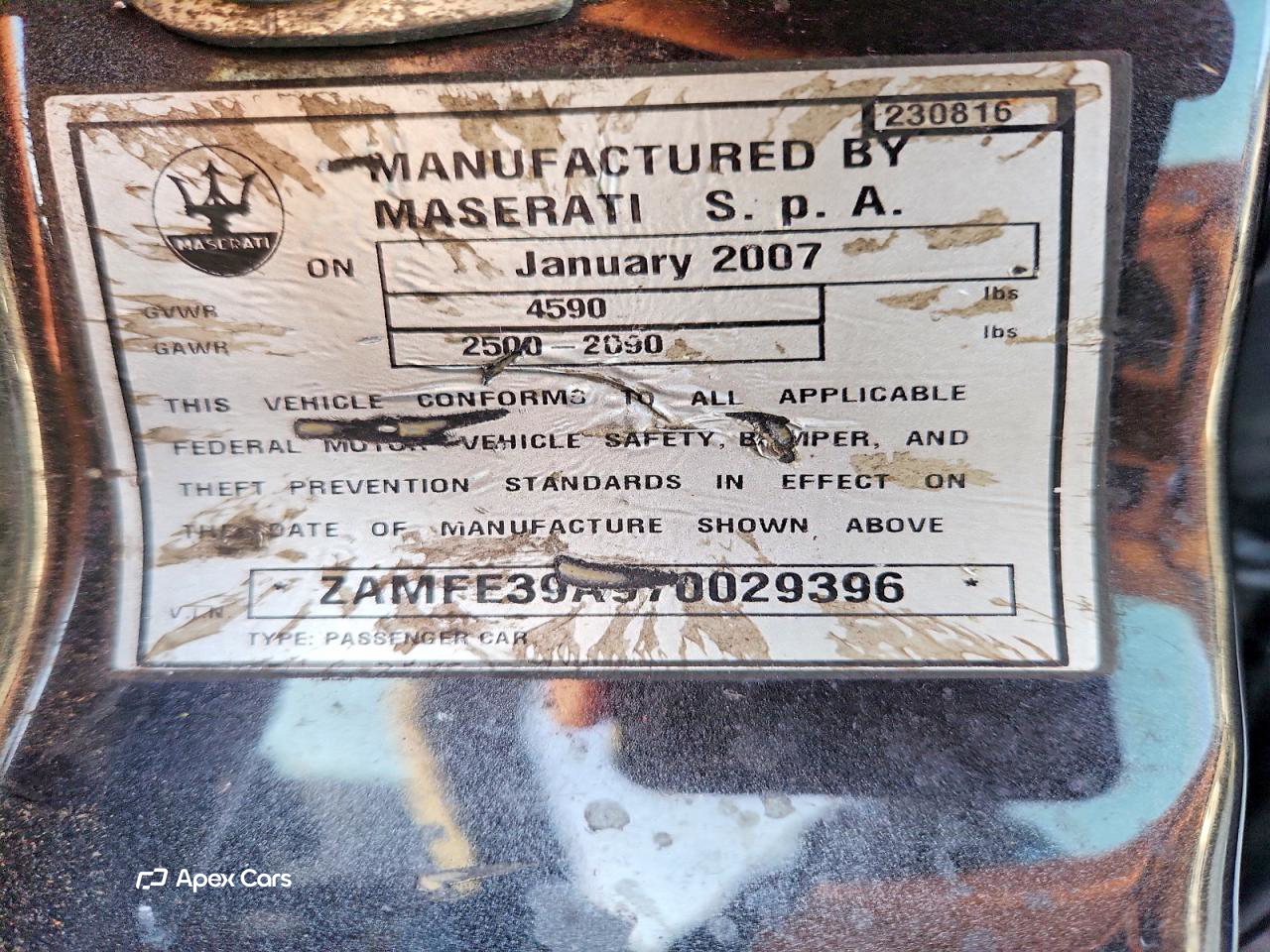 Maserati Quattroporte 2007