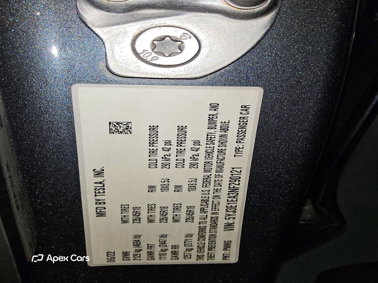 Tesla Model 3 2022