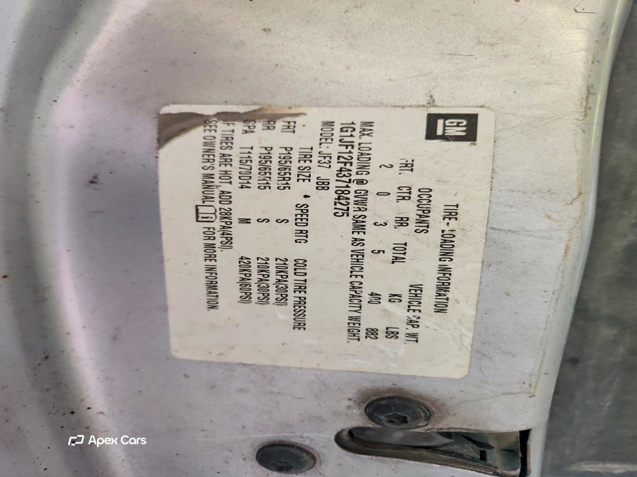 Chevrolet Cavalier 2003