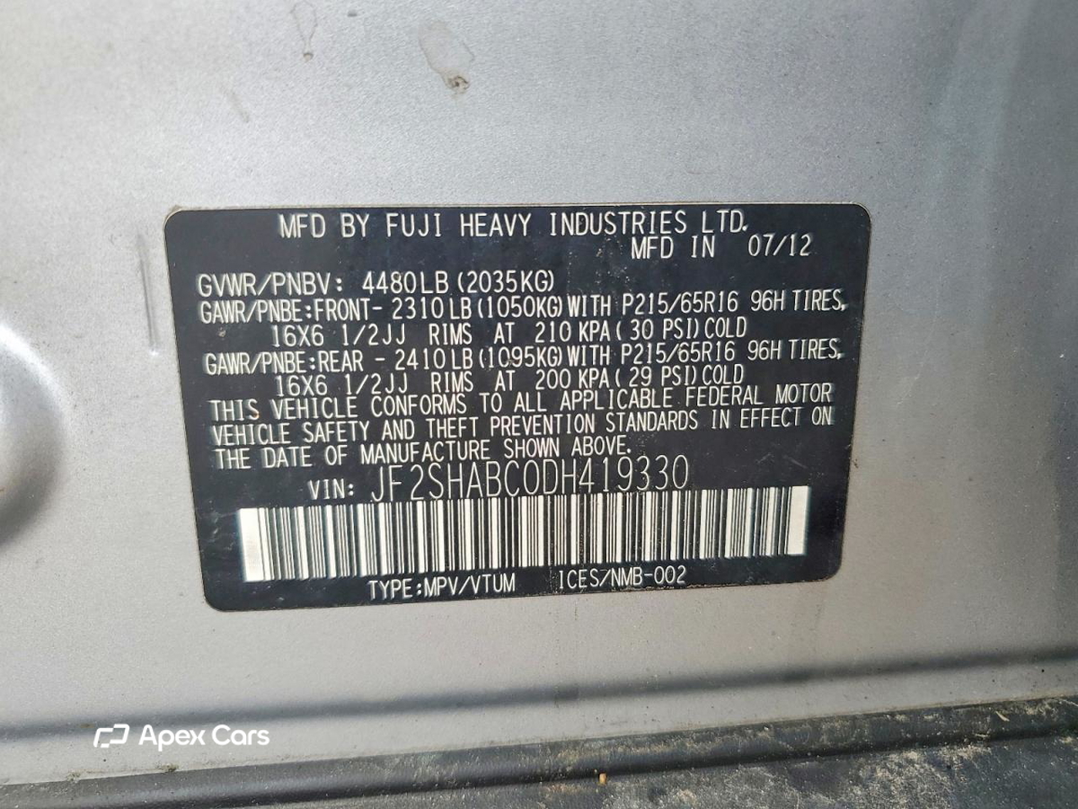 Subaru Forester 2013