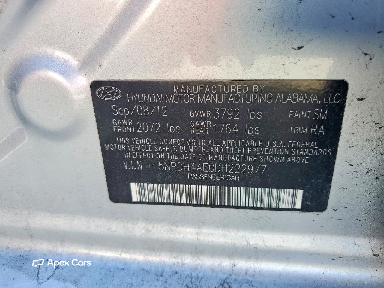 Hyundai Elantra 2013
