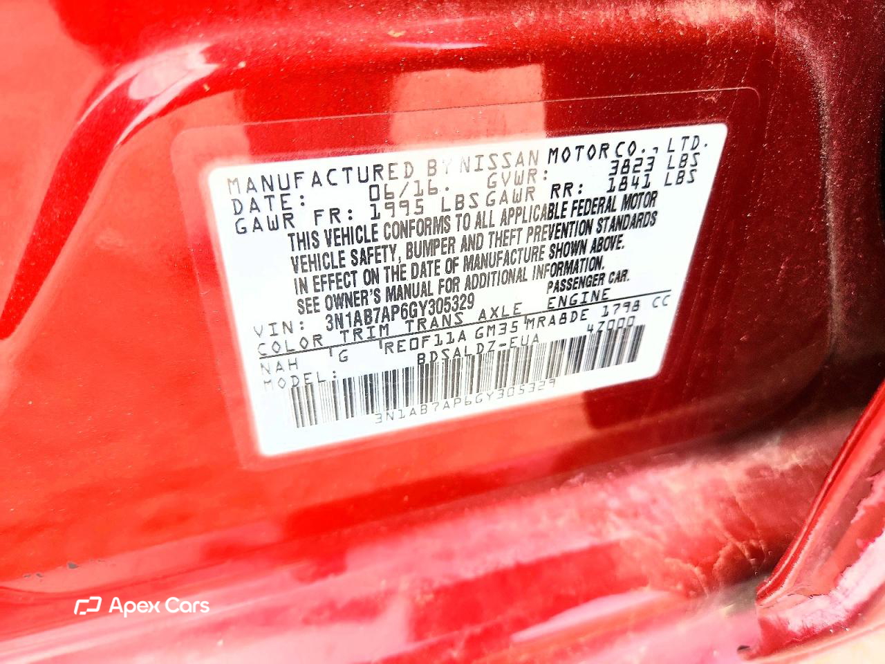 Nissan Sentra 2016