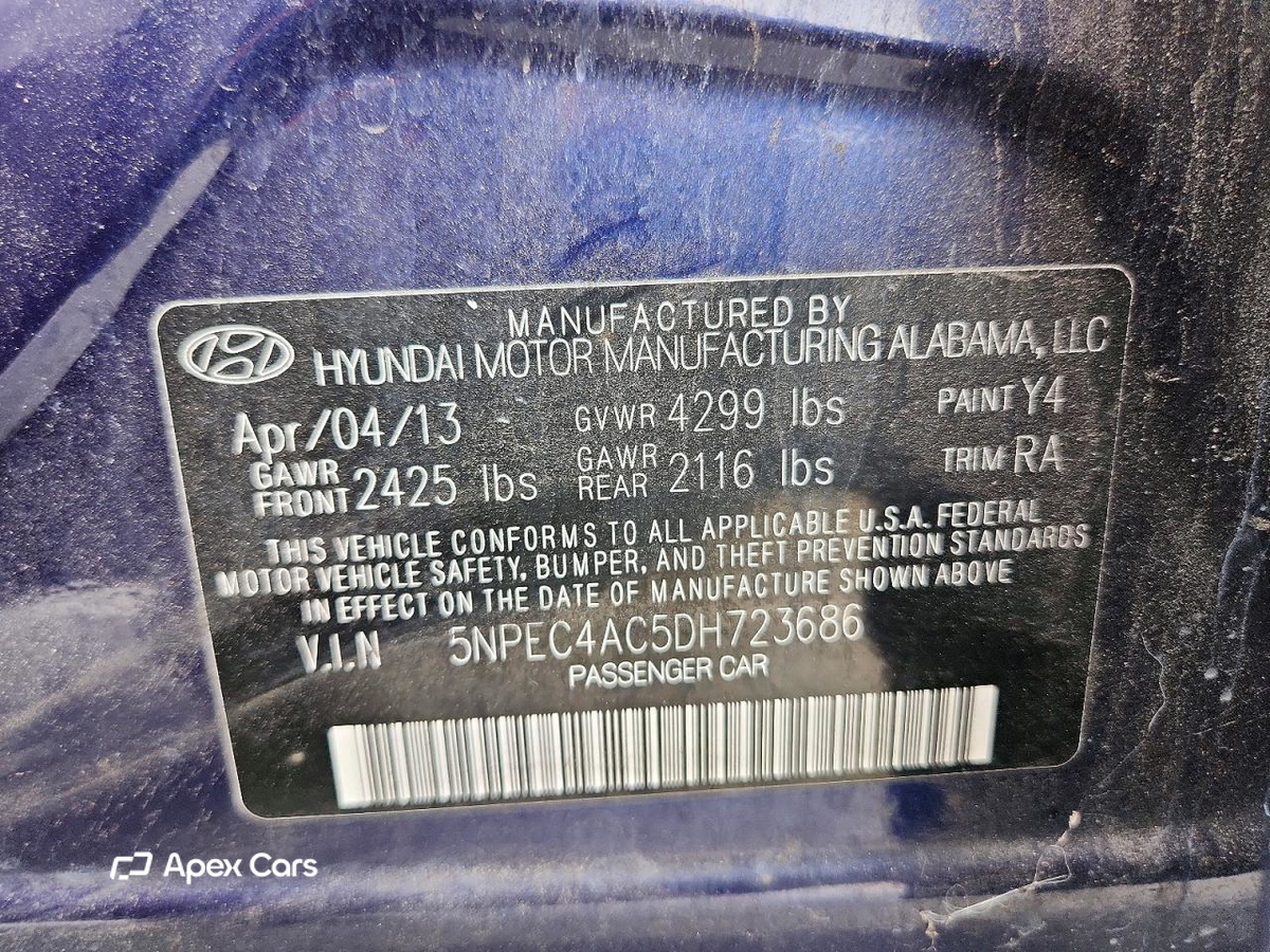 Hyundai Sonata 2013