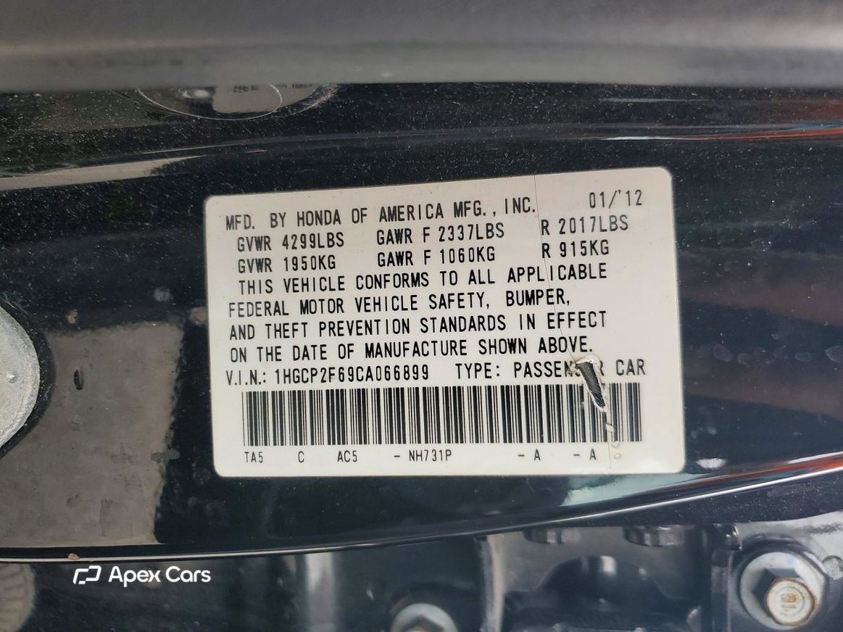 Honda Accord 2012