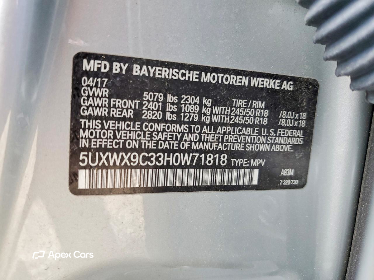 BMW X3 2017