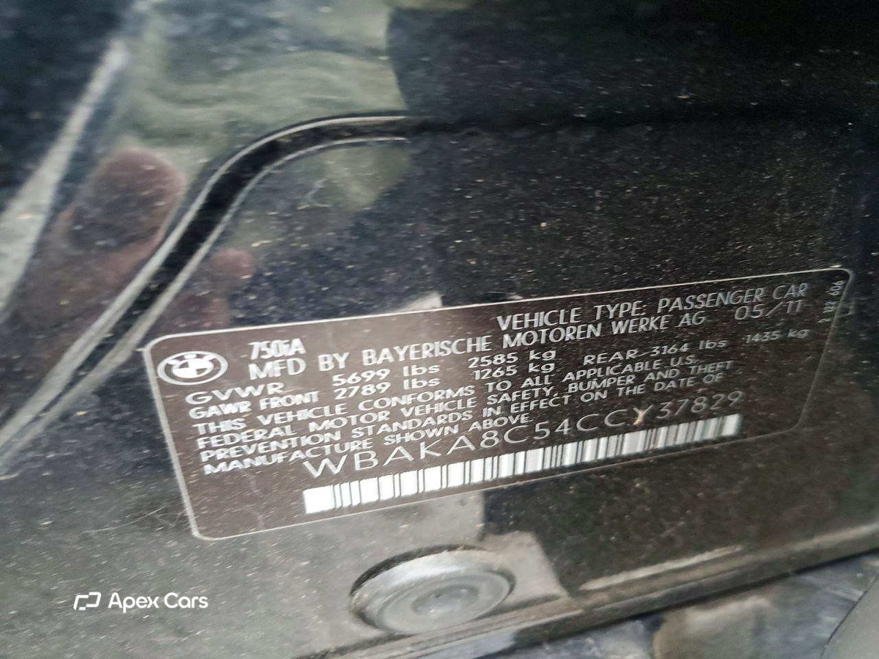 BMW Series 7 2012