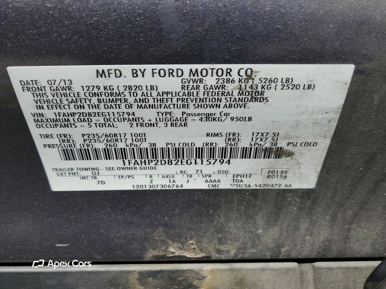 Ford Taurus 2014